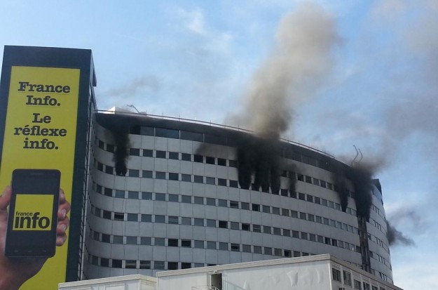 Incendie Radio France - direct France Info
